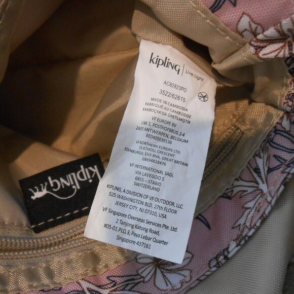 Kipling Sabian Mini bag Pristine Pink Poppy Crossbody Bag - Picture 12 of 16